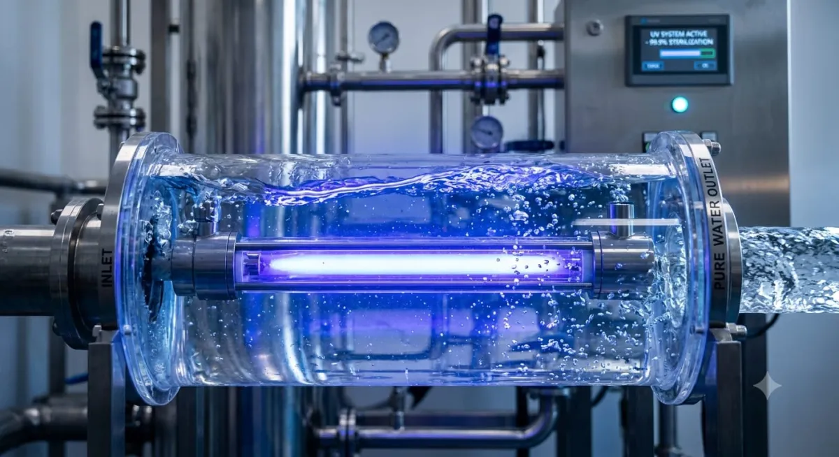 Ultraviolet light concept for water purification